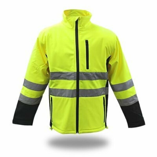 Msa Safety 2XL YEL Soft Jacket 3SS70002X